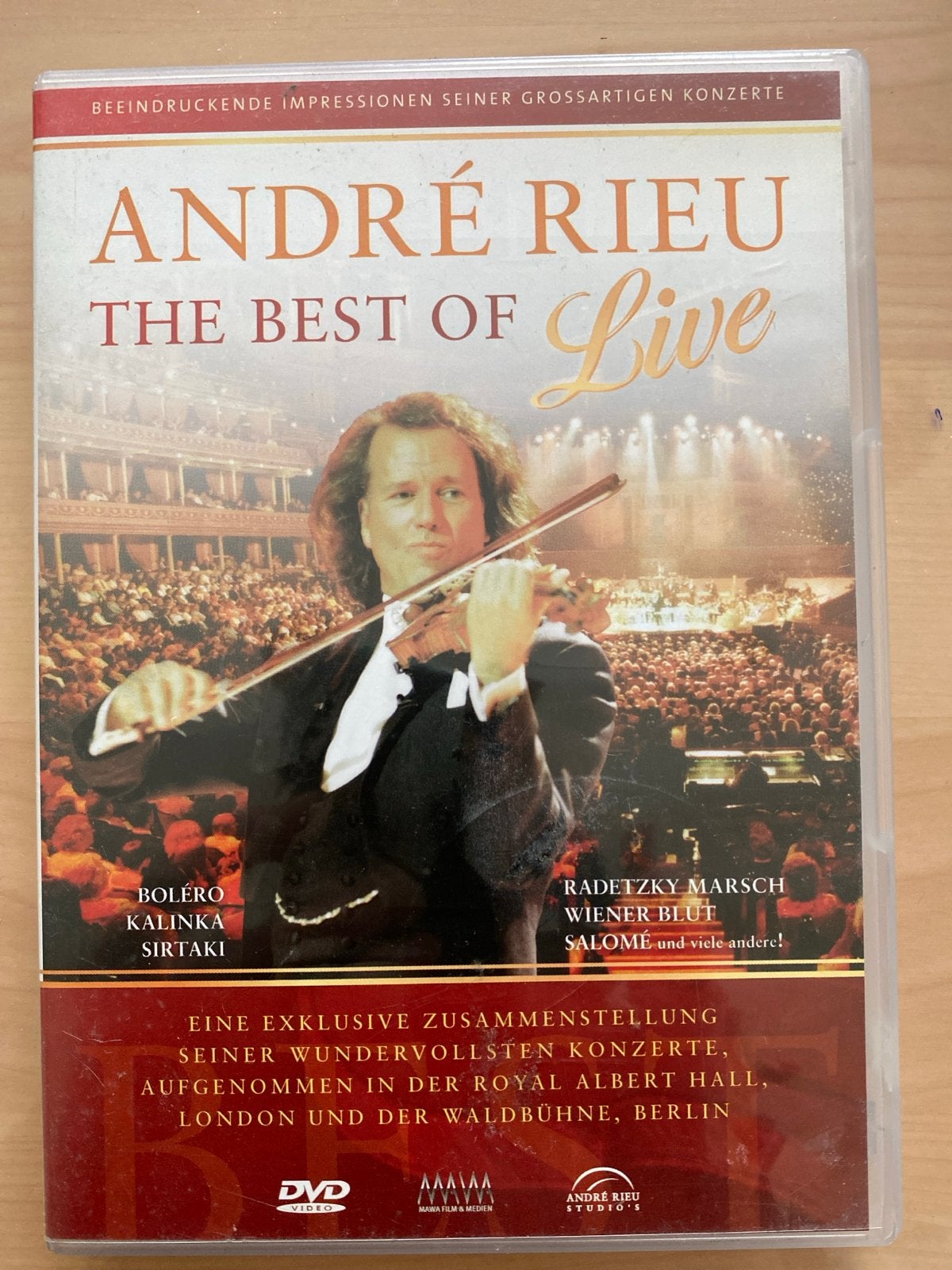 André Rieu - The Best of Live DVD, Alle leeftijden, Ophalen of Verzenden, Zo goed als nieuw, Concert