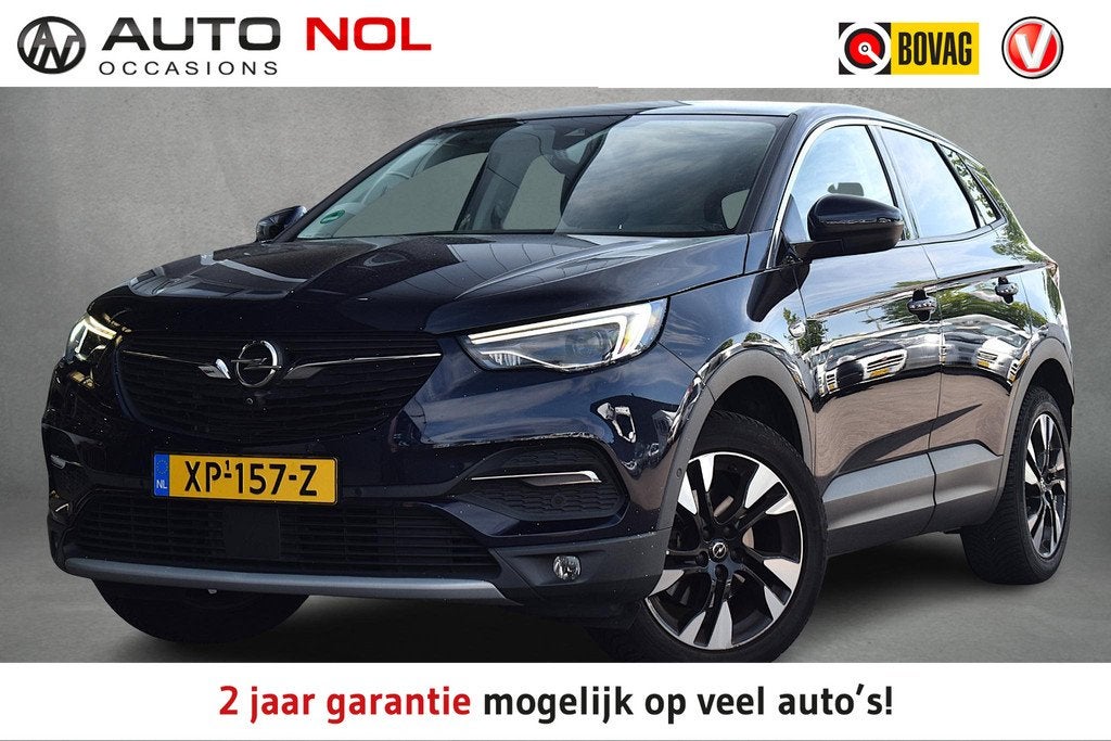 Opel Grandland X 1.2 Turbo Ultimate | Pano | Leer | Stuur- e, Auto's, Opel, Bedrijf, Te koop, Grandland X, 360° camera, ABS, Adaptieve lichten
