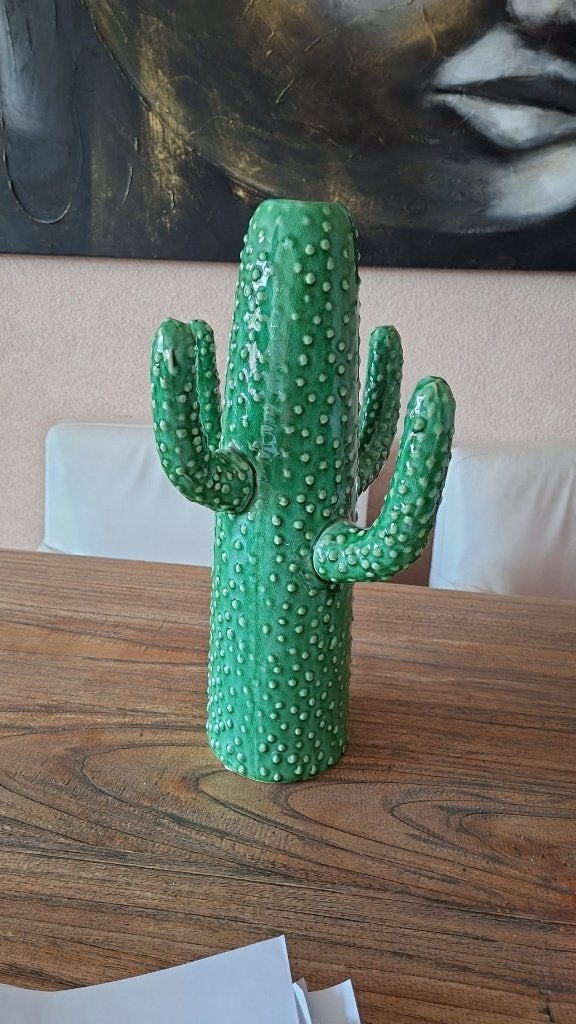 Cactus vaas, Ophalen, Nieuw, 40 cm, Steen/keramiek