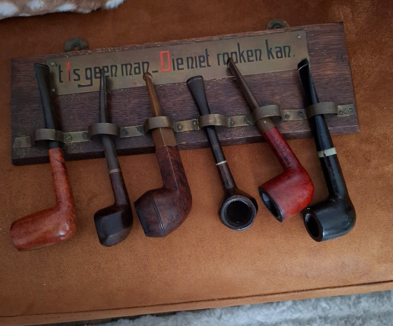 pijpenrekje met 6 pijpenstelen, Ophalen