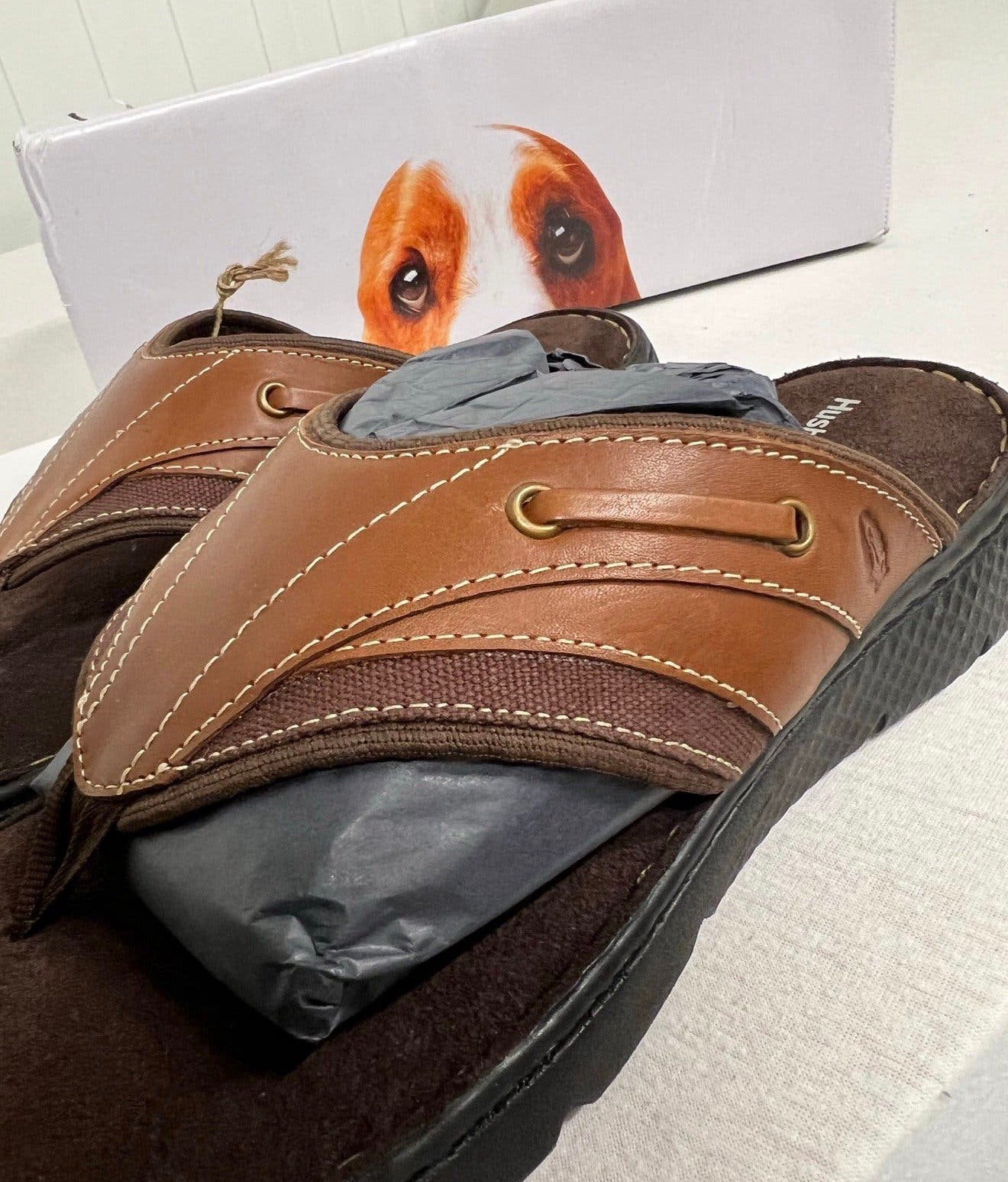 Hush Puppies Connor Heren Lederen NIEUW bruine sandalen 41, Sandalen, P, Bruin, P