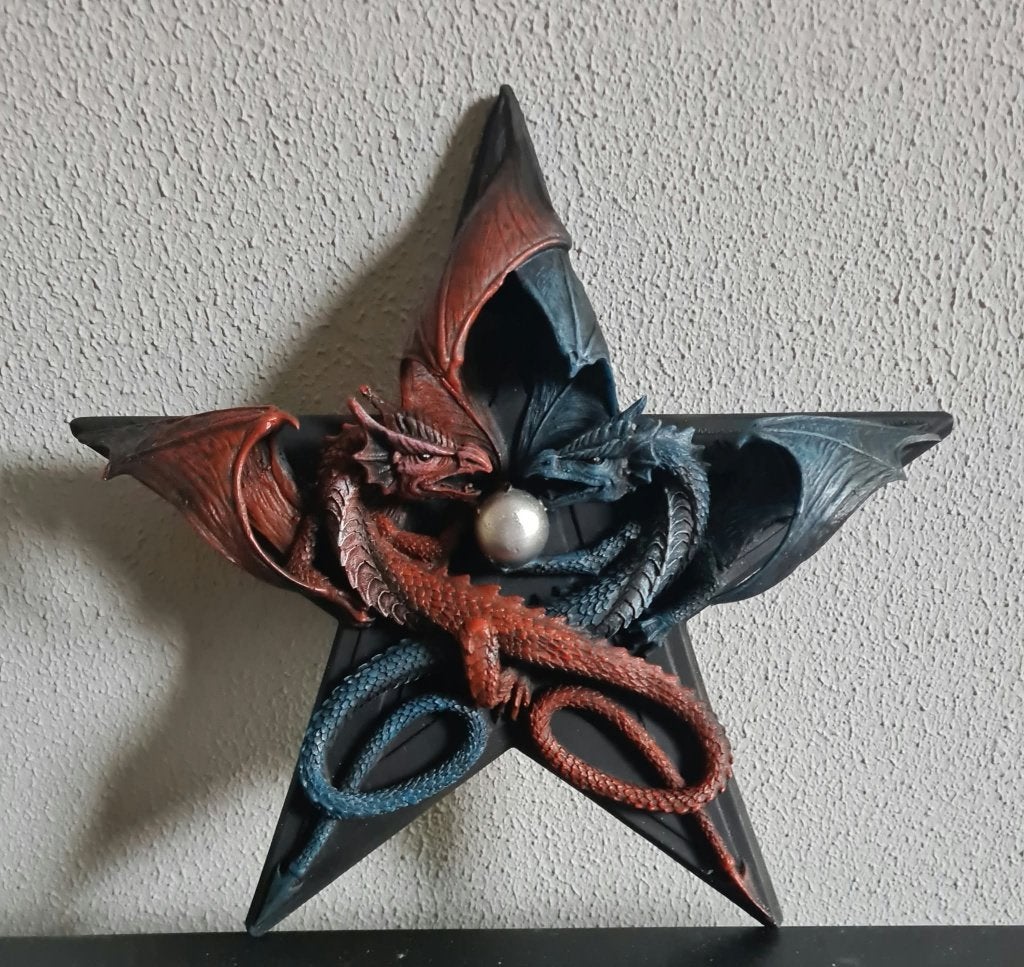 anne stokes Drakenpentagram wandplaat, Ophalen of Verzenden, Nieuw, Fantasy