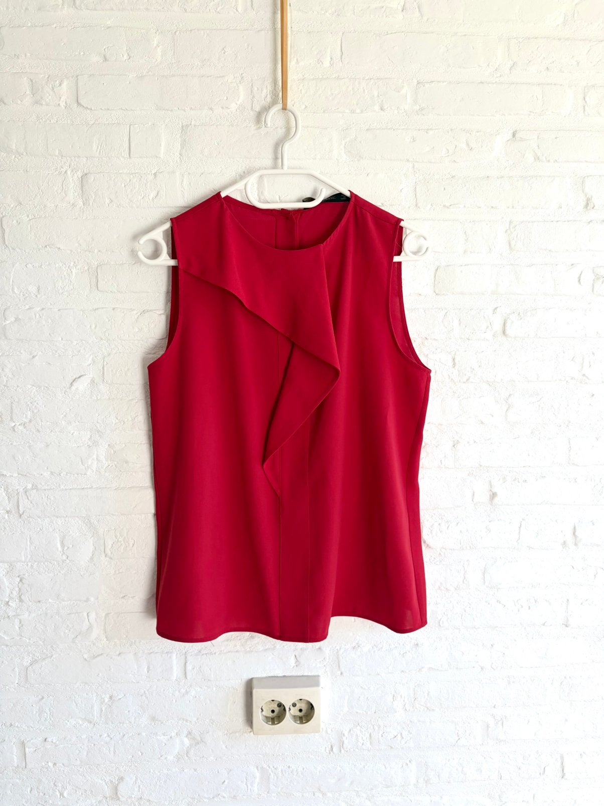 Nieuw rode top Zara, Kleding | Dames, Tops, Verzenden, Nieuw, Rood, Maat 36 (S)