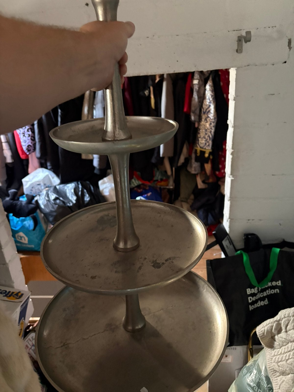 Etagere, Huis en Inrichting, Woonaccessoires | Etagères, Ophalen, Etagère, Metaal, Gebruikt