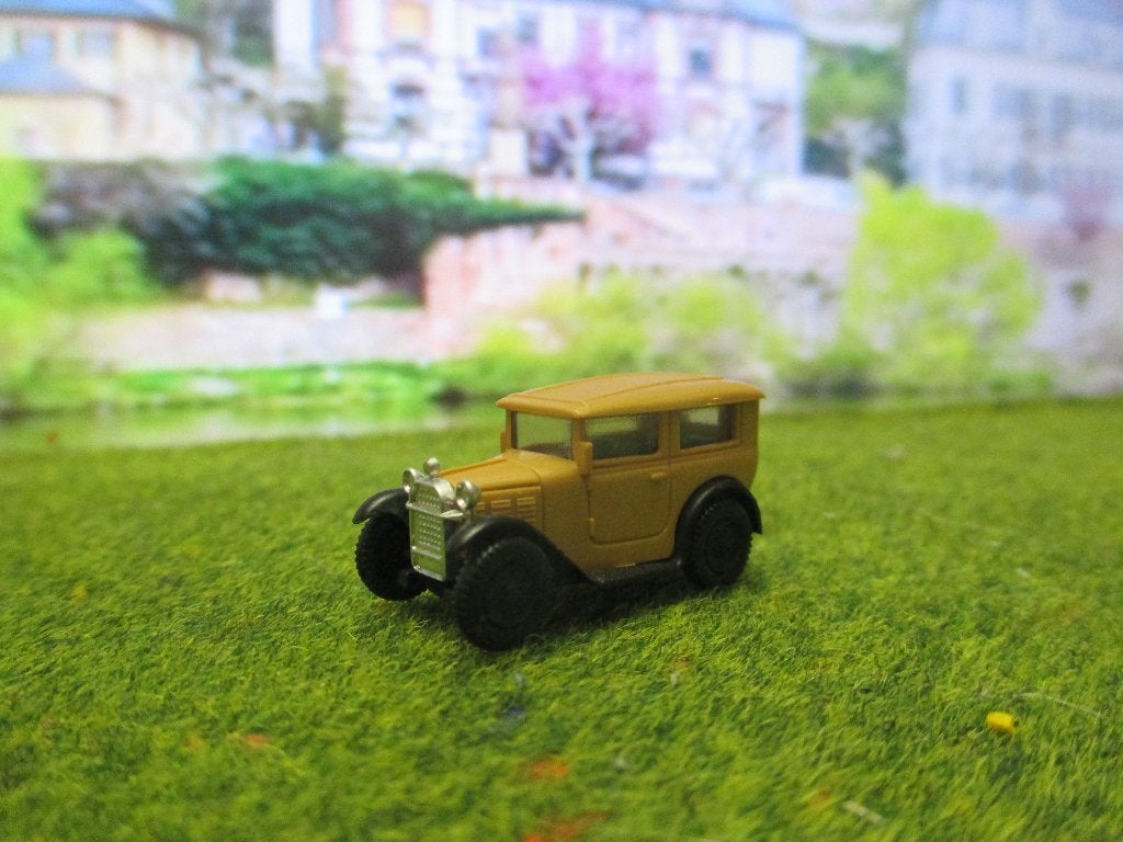1927-1939 BMW Dixi open Cabriolet - Brekina beige, Ophalen of Verzenden, Zo goed als nieuw, Auto, Brekina