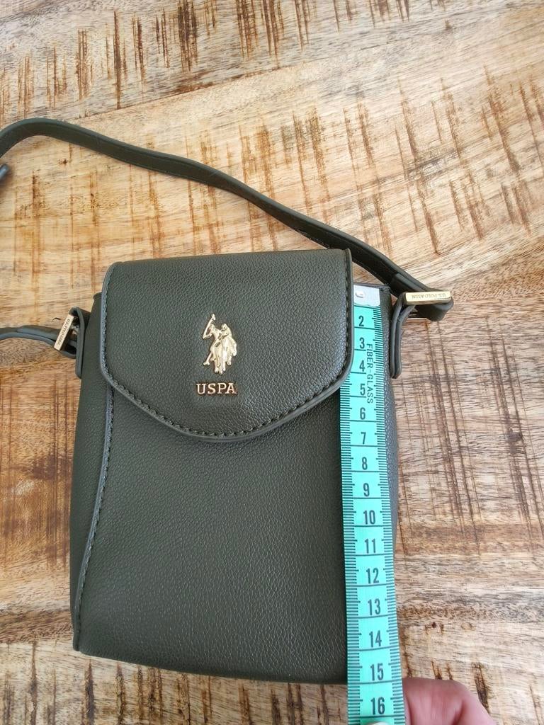 USPA Polo schoudertas olijfgroen, Ophalen of Verzenden