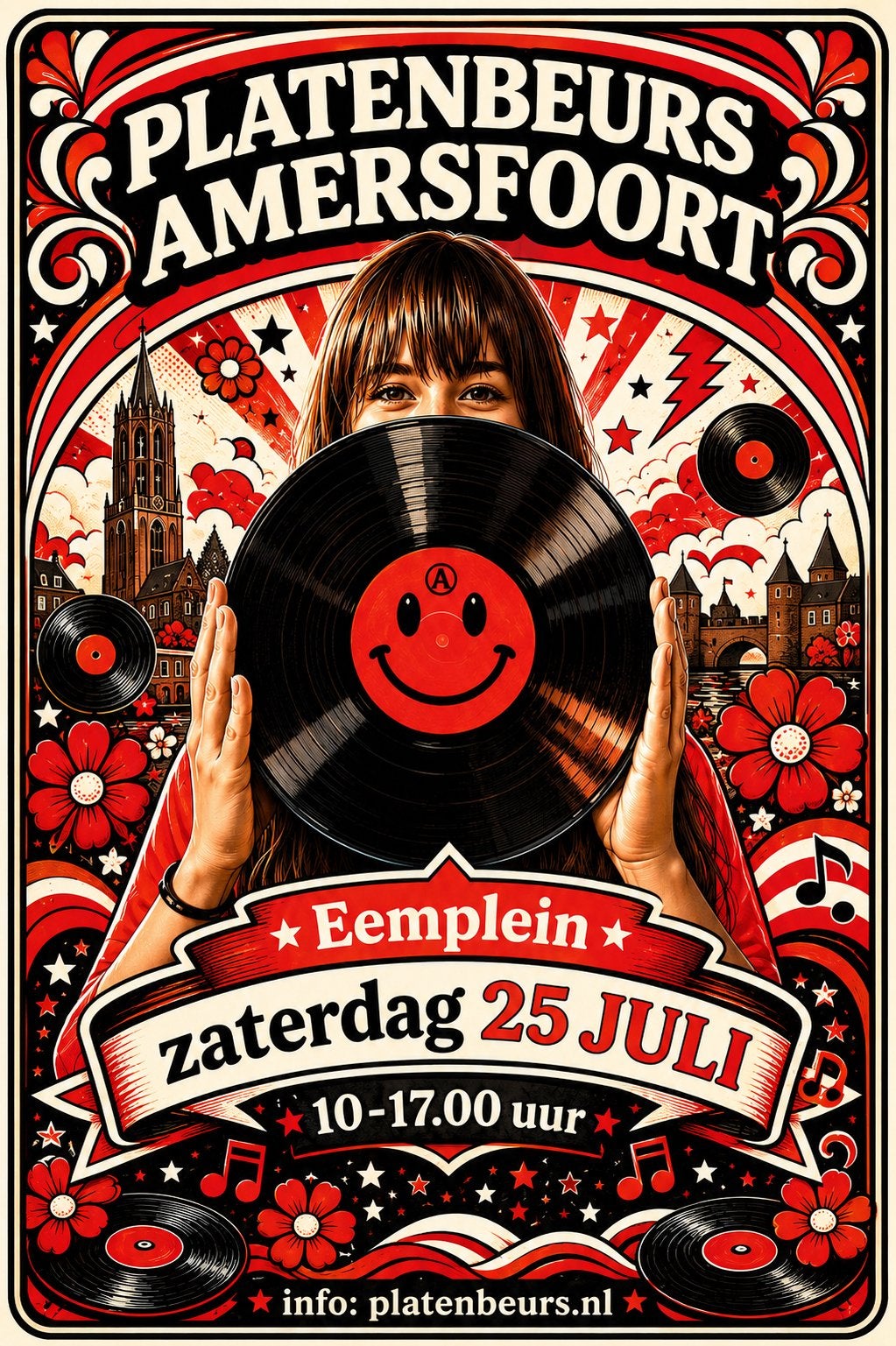 Platenbeurs Amersfoort zaterdag 25 juli Eemplein, Ophalen of Verzenden, Nieuw in verpakking, Overige formaten