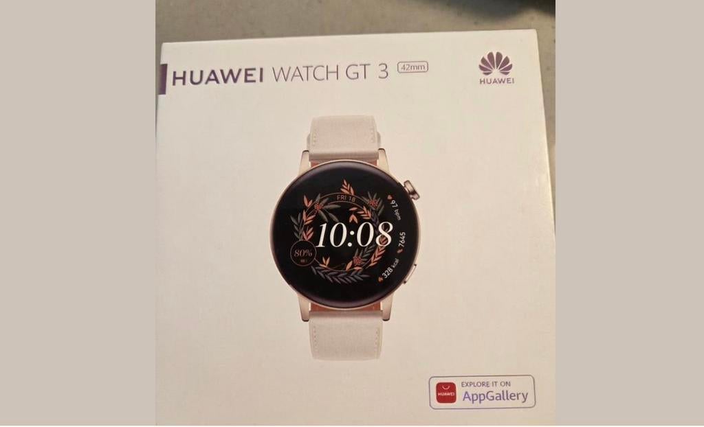 Huawei gt 3 41mm, Sieraden, Tassen en Uiterlijk, Smartwatches, Ophalen, Zo goed als nieuw, Zwart, Android