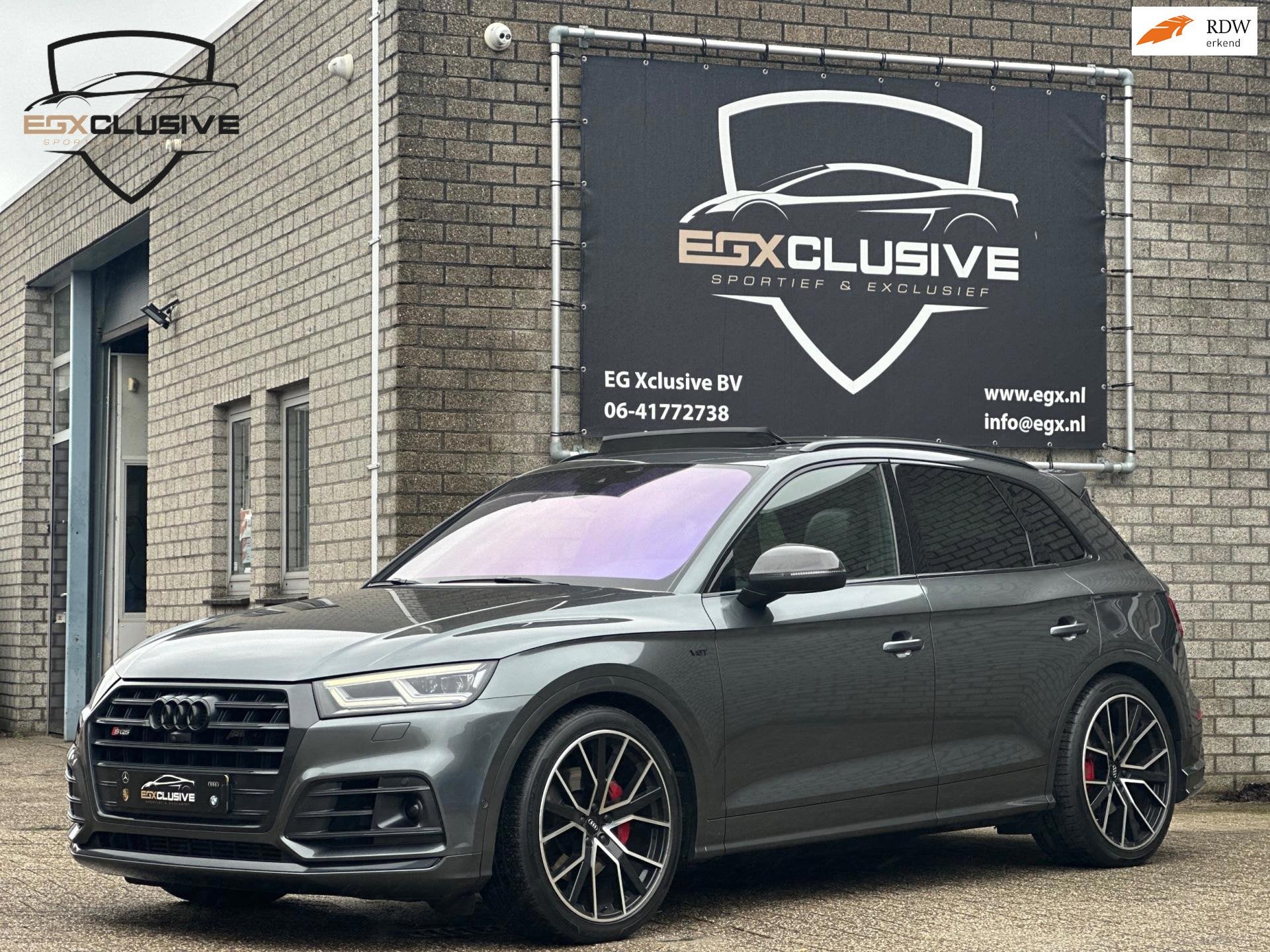 Audi SQ5 ABT 426PK Quattro Pro Line Plus Pano/Carbon/Massage, Auto's, Automaat, Gebruikt, 2995 cc, Adaptive Cruise Control