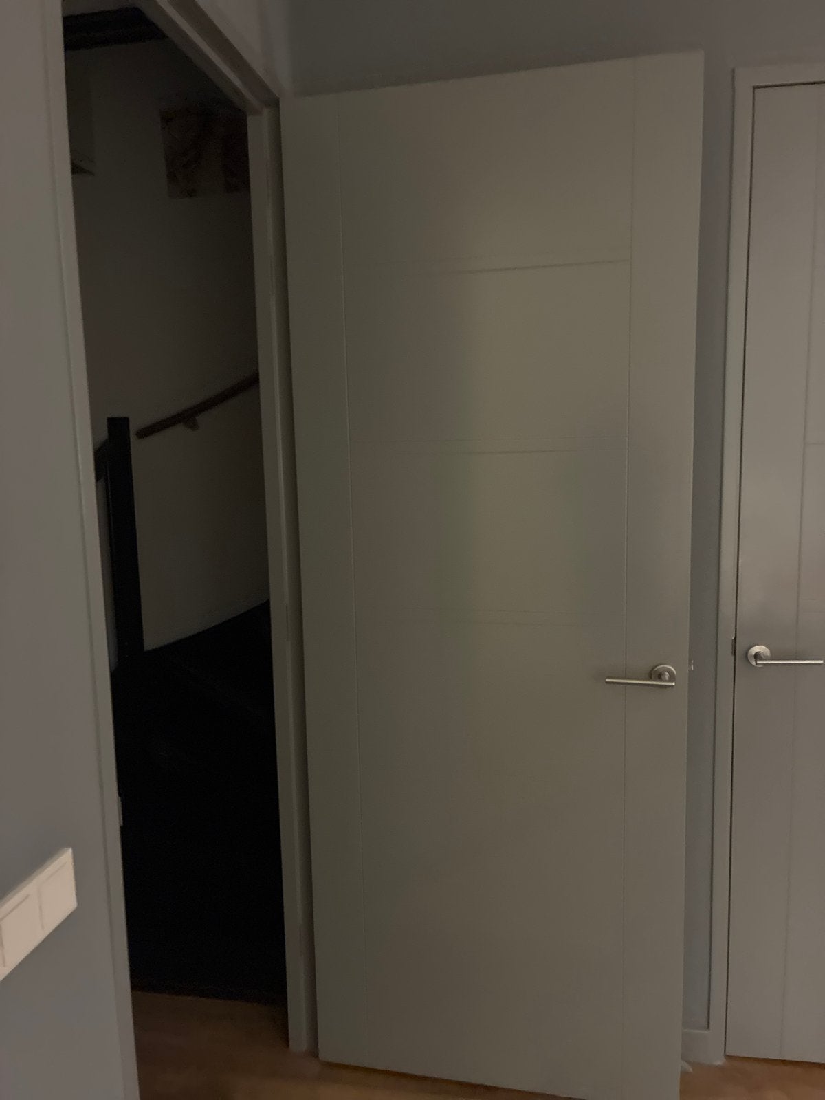 Stompe binnendeur zonder kozijn 890x2315. Rechtsdraaiend, Gebruikt, 80 tot 100 cm, 215 cm of meer, Binnendeur