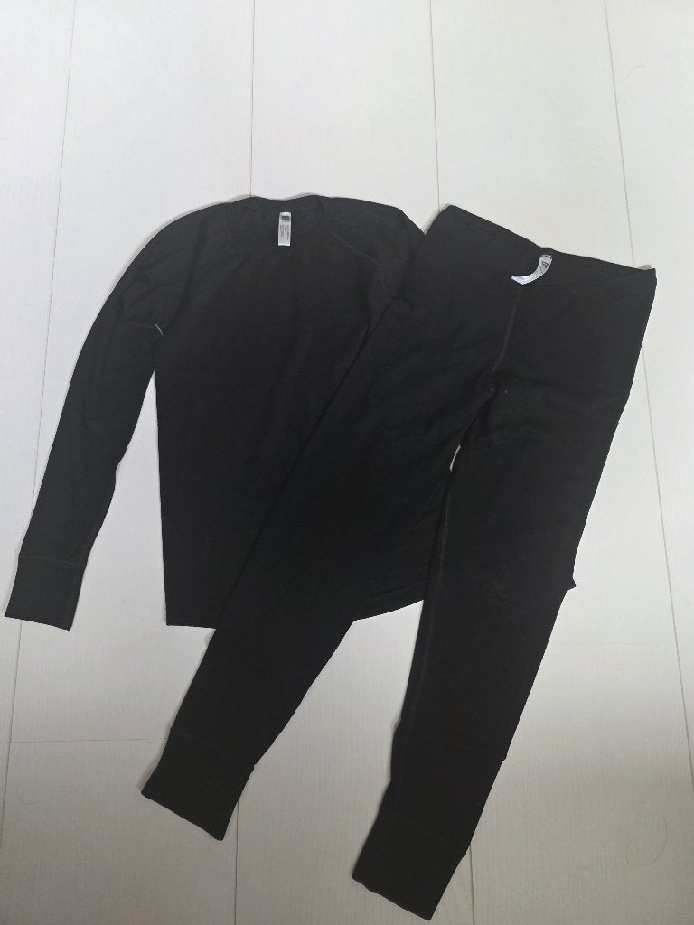 Thermo kleding zwart Hema 146/152, Nacht- of Onderkleding, Jongen of Meisje, Ophalen of Verzenden, Zo goed als nieuw