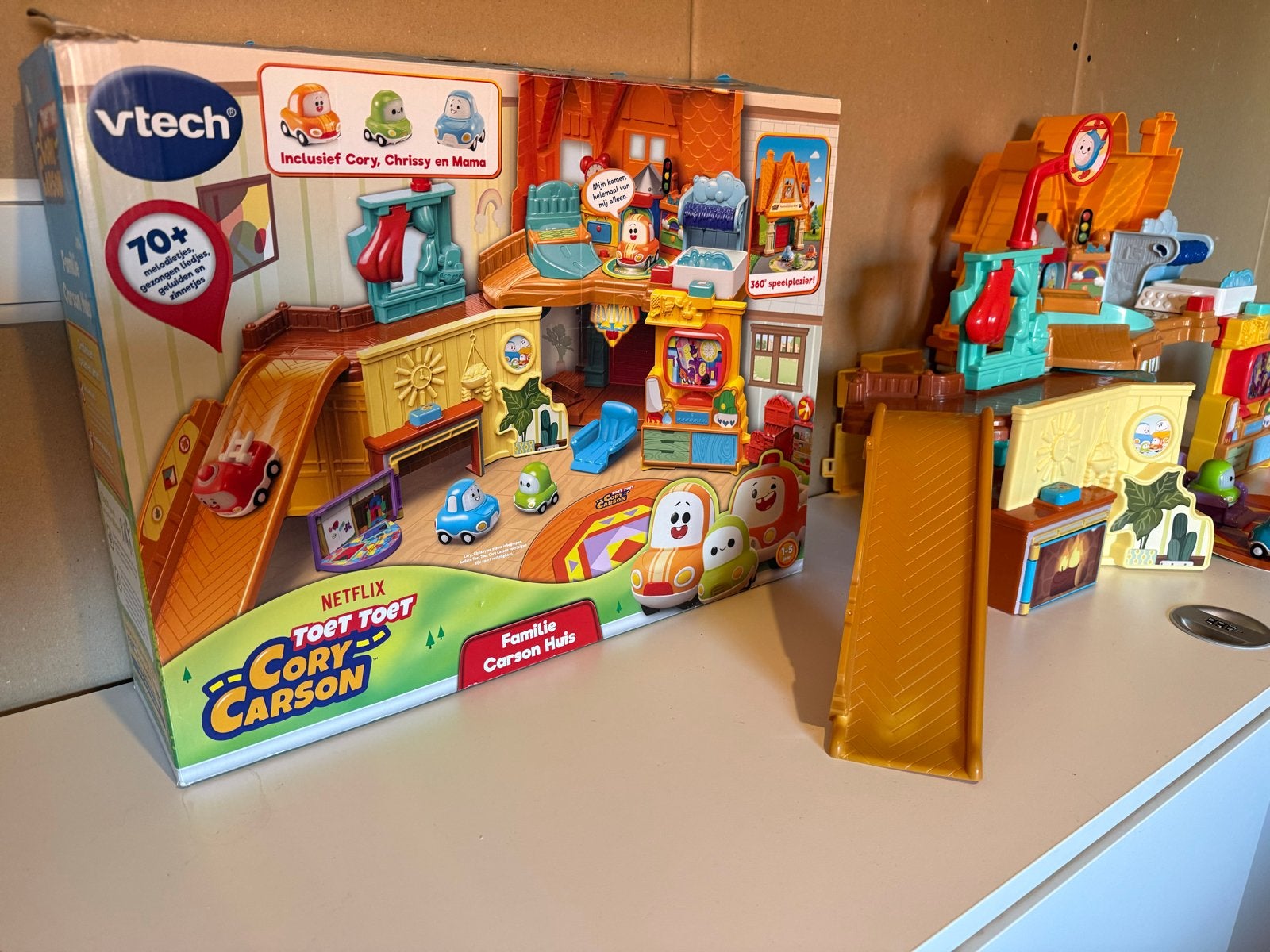 VTech Toet Toet Cory Carson Familie Carson Huis, Ophalen, Zo goed als nieuw, Auto, Met licht