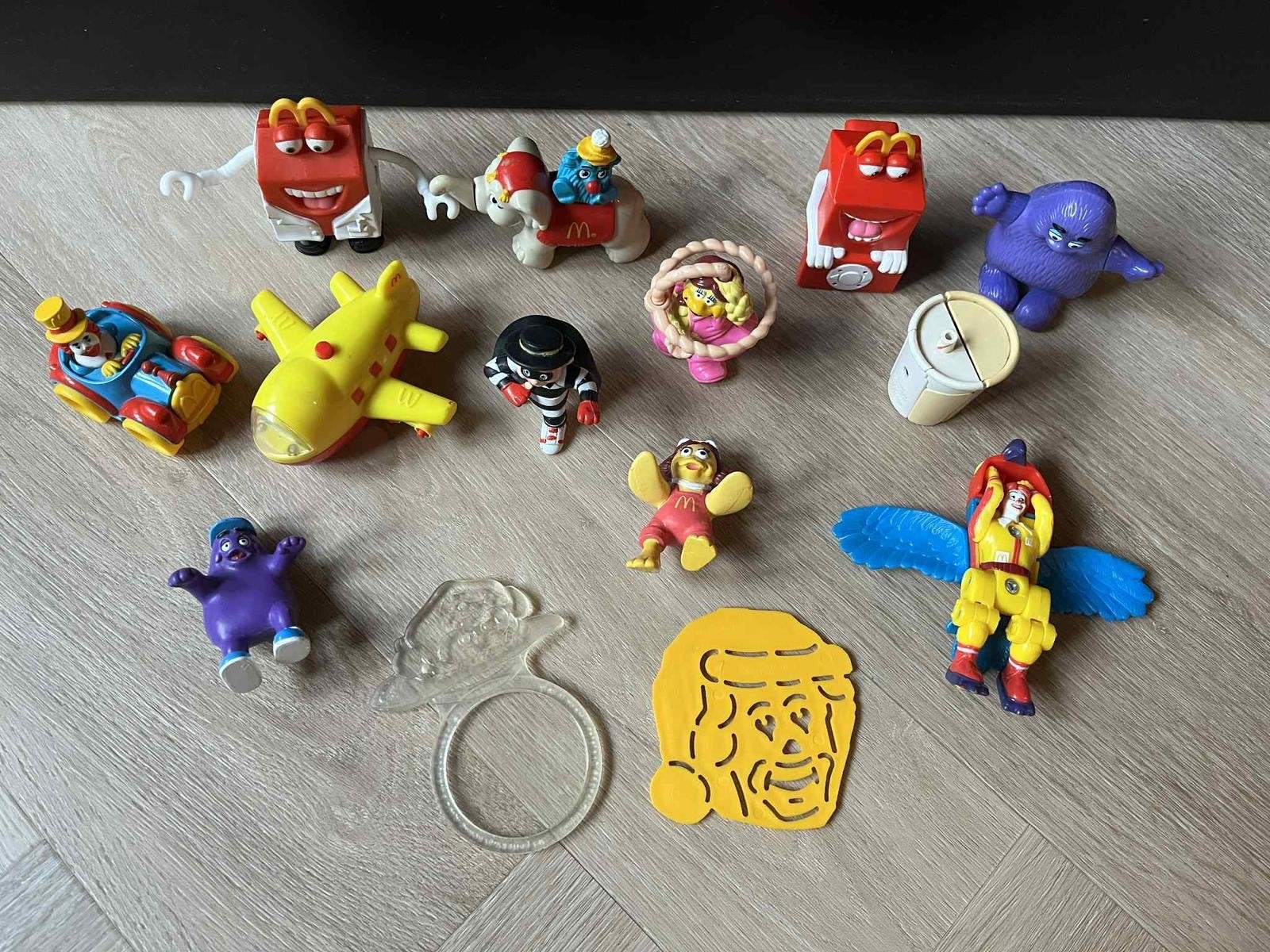 14 stuks vontage happy meal speeltjes, Ophalen of Verzenden, Zo goed als nieuw