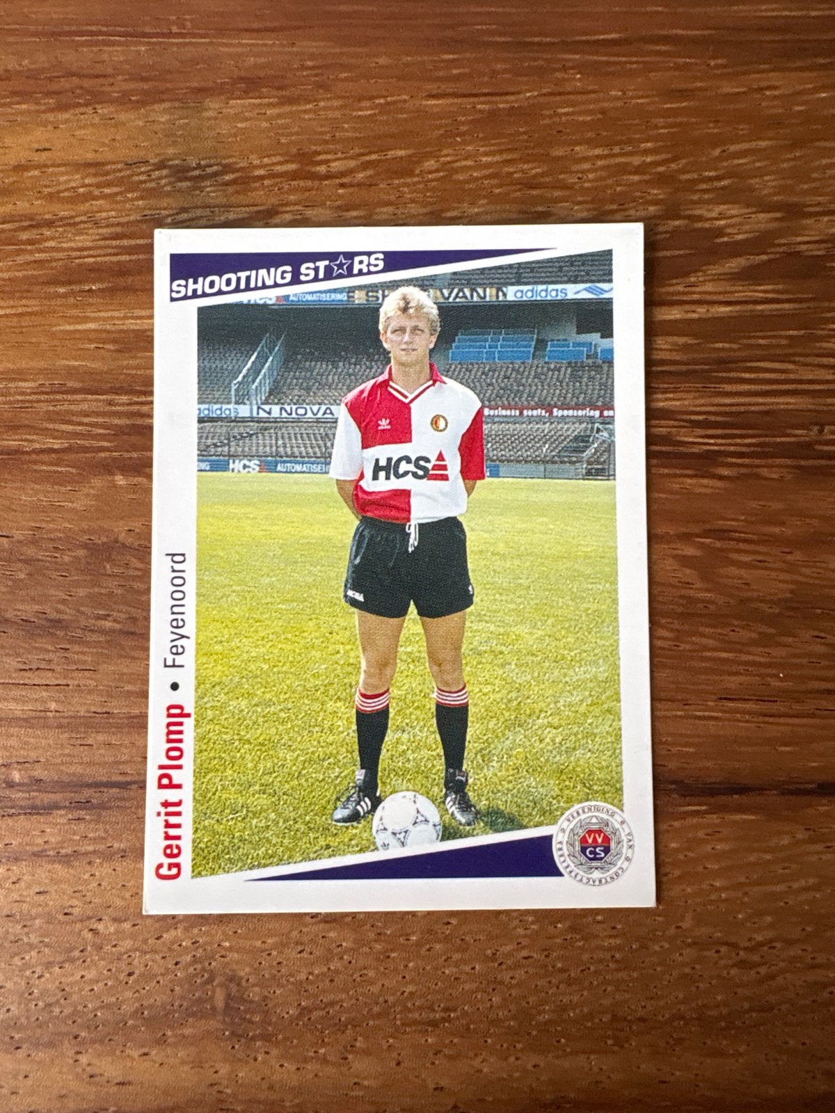 Gerrit Plomp Feyenoord Shooting Stars Voetbalkaart, Ophalen of Verzenden, Zo goed als nieuw, Stickers en Plaatjes