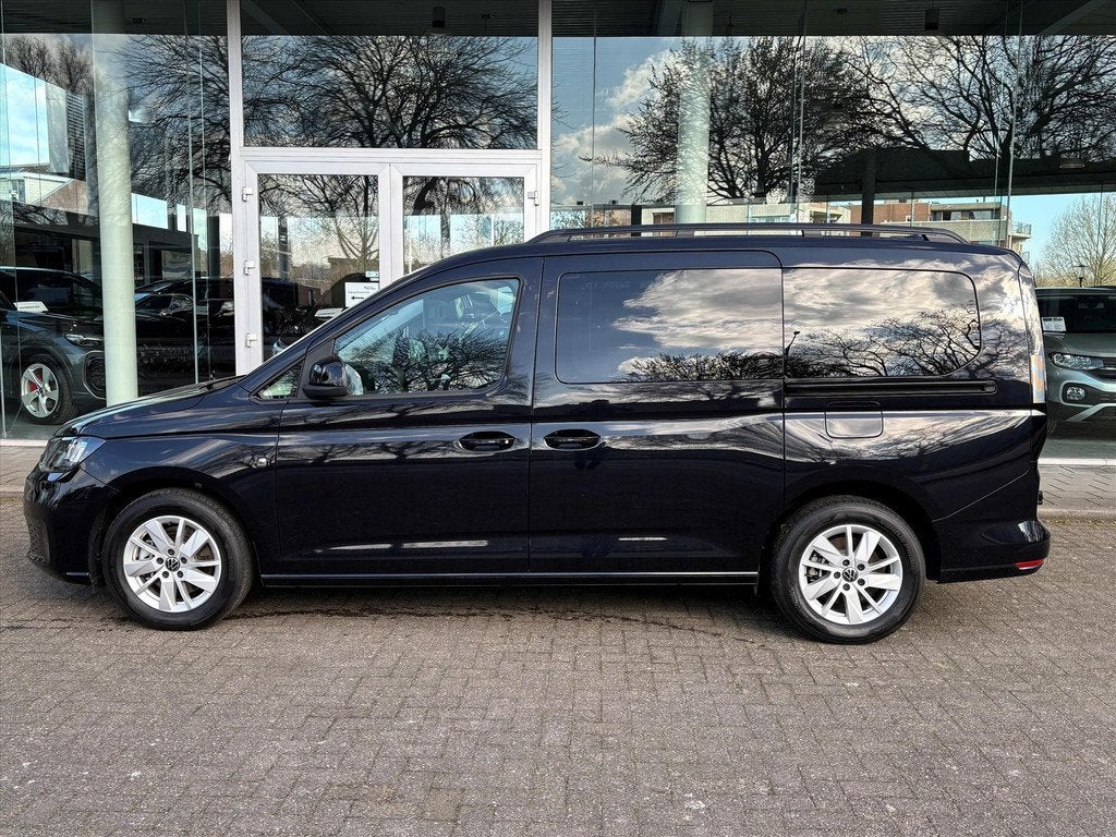 Volkswagen Caddy Maxi 1.5 TSI DSG- Autom|7 Persoons| Camera|, Auto's, Volkswagen, 12 maanden, Stof, 4 cilinders, Zwart
