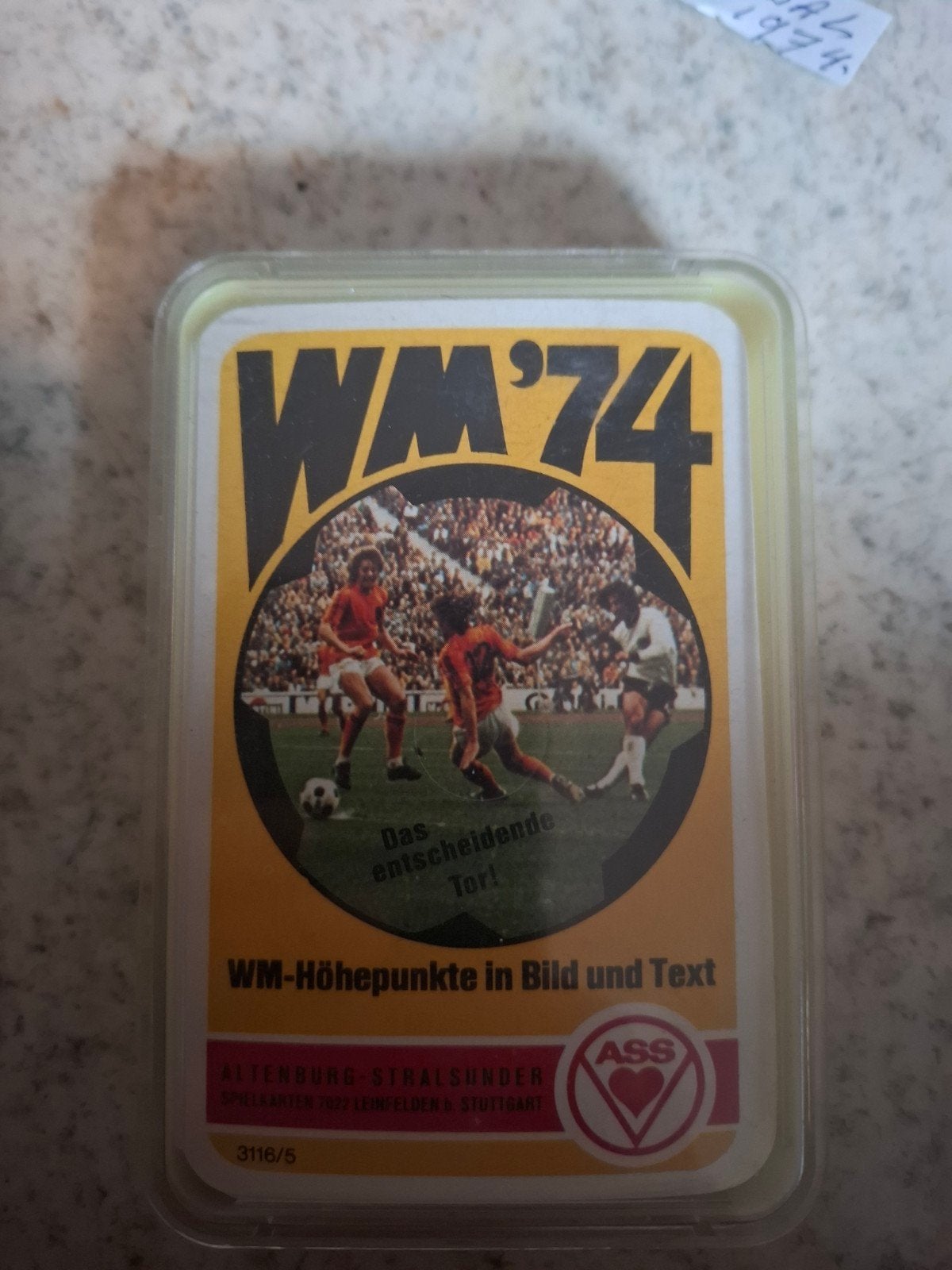 WM '74 Voetbal Kaartspel - Historische Hoogtepunten, Verzamelen, Ophalen of Verzenden, Gebruikt, Overige sporten, Spel