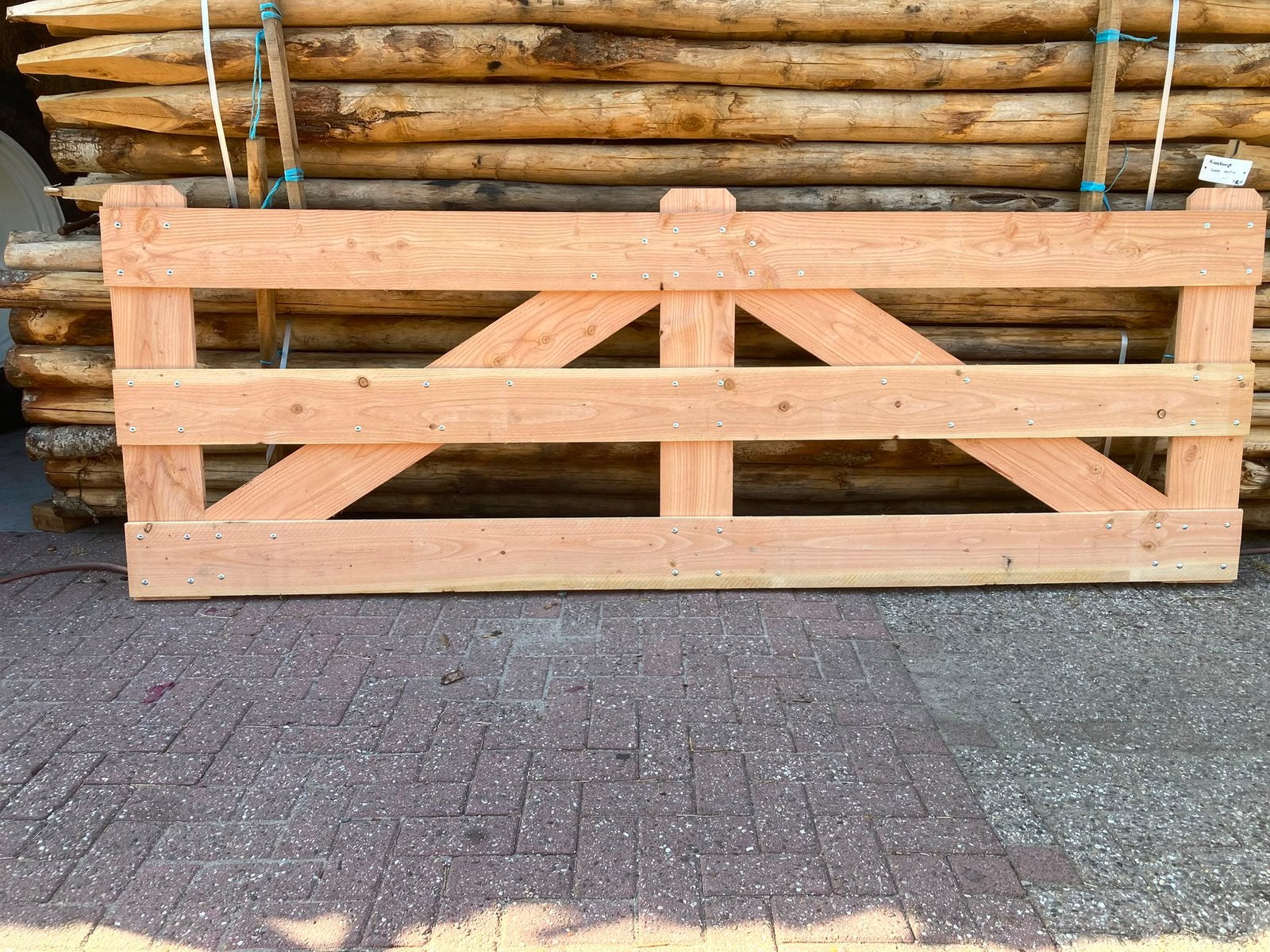 Poort houten tuinhekje erfscheiding oprit looppoort, Met poort, Gerard Krale, Nieuw, Ophalen of Verzenden