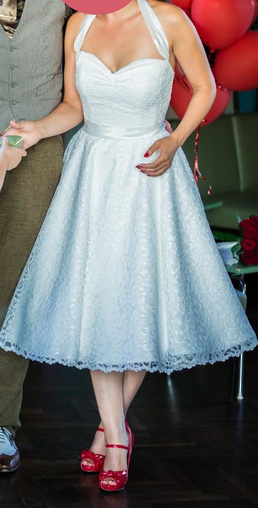 Handgemaakte Vintage Trouwjurk 50's Marilyn Monroe Stijl, Kleding | Dames, Trouwkleding en Trouwaccessoires, Trouwjurk, Wit, Ophalen of Verzenden