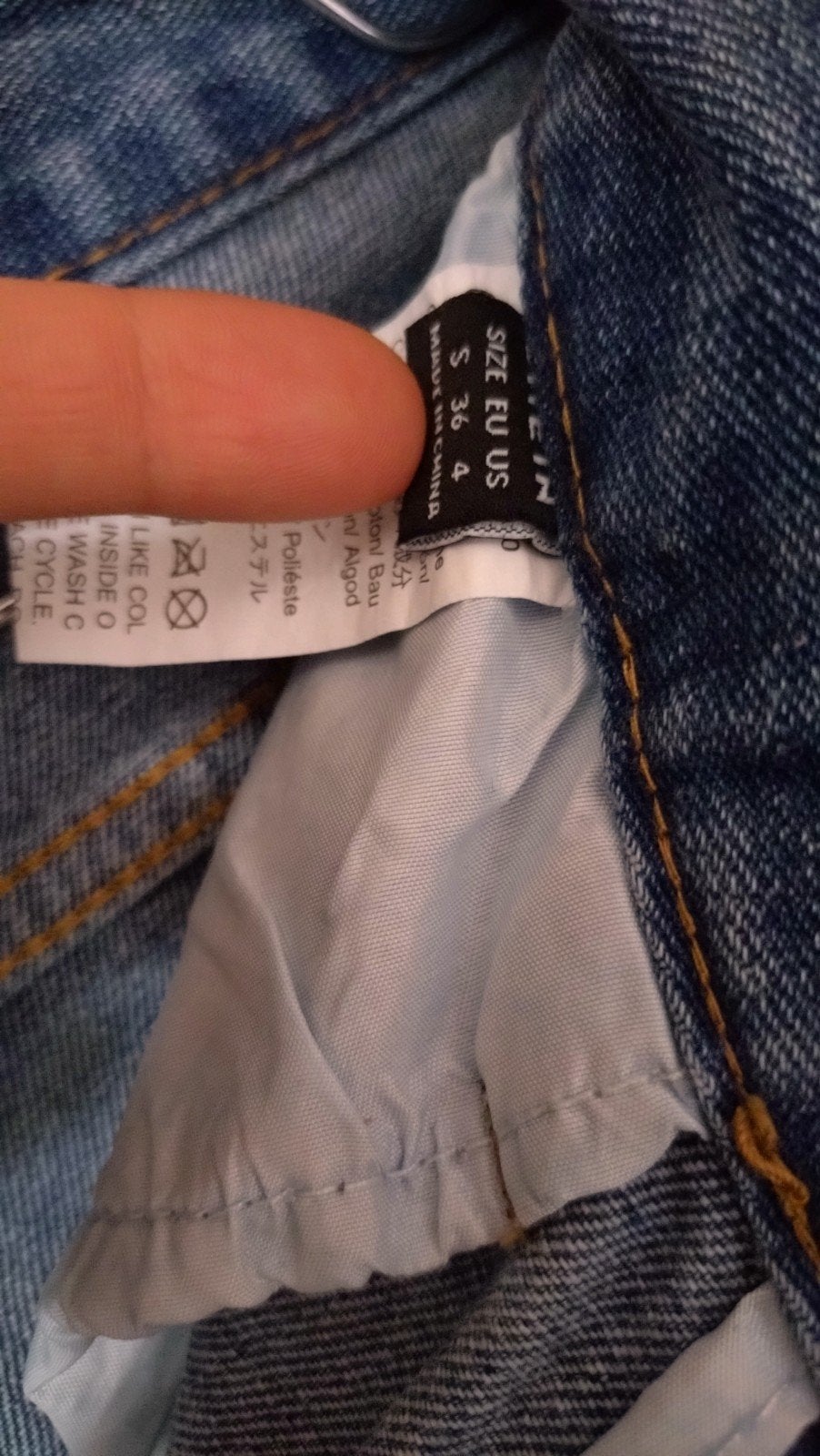 Shein Jeans Maat 36, Ophalen, Blauw, Zo goed als nieuw, W28 - W29 (confectie 36)