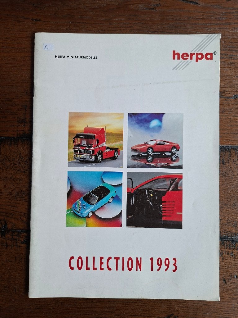 Catalogus van Herpa Collection 1993, Ophalen of Verzenden, Zo goed als nieuw, Catalogus
