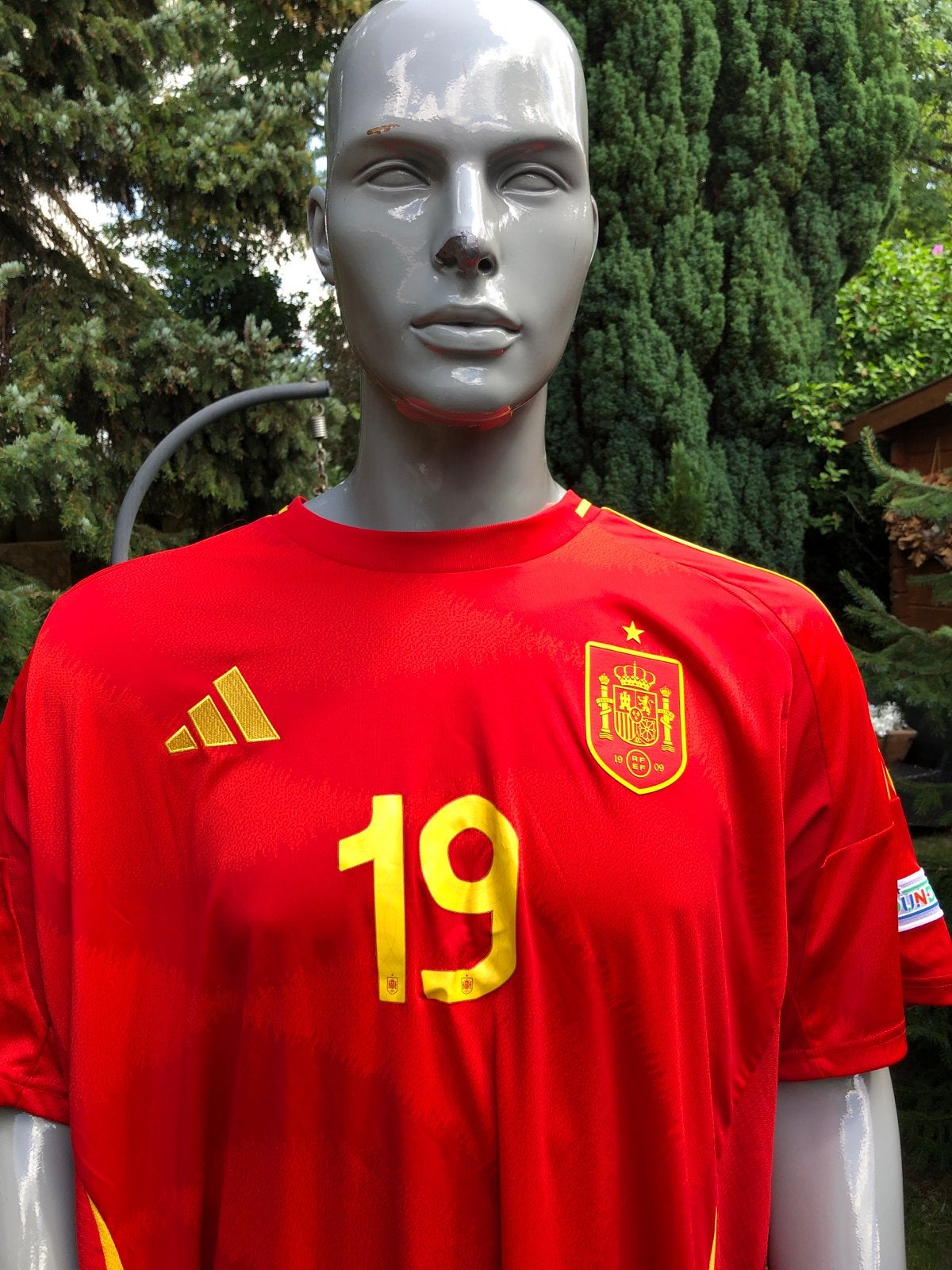 Spanje Voetbalshirt Thuisshirt Lamine Yamal #19, Verzamelen, Sportartikelen en Voetbal, Ophalen of Verzenden, Nieuw, Buitenlandse clubs