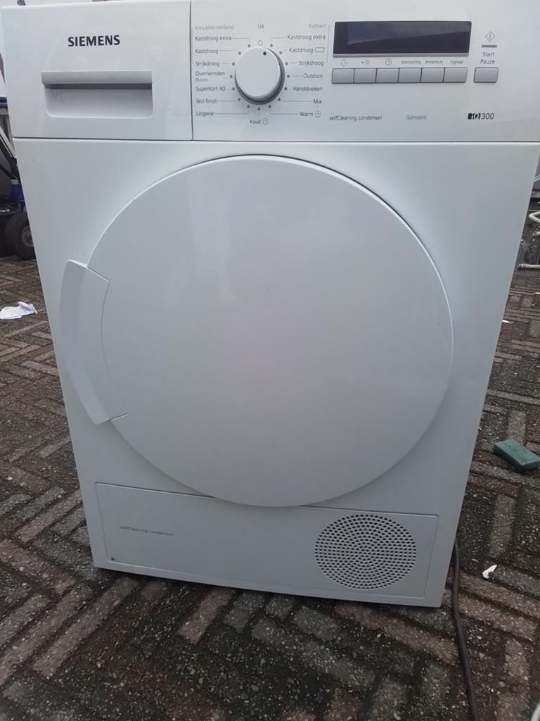 Siemens warmtepompdroger 8 kilo, Ophalen, 6 tot 8 kg, Gebruikt, Overige typen