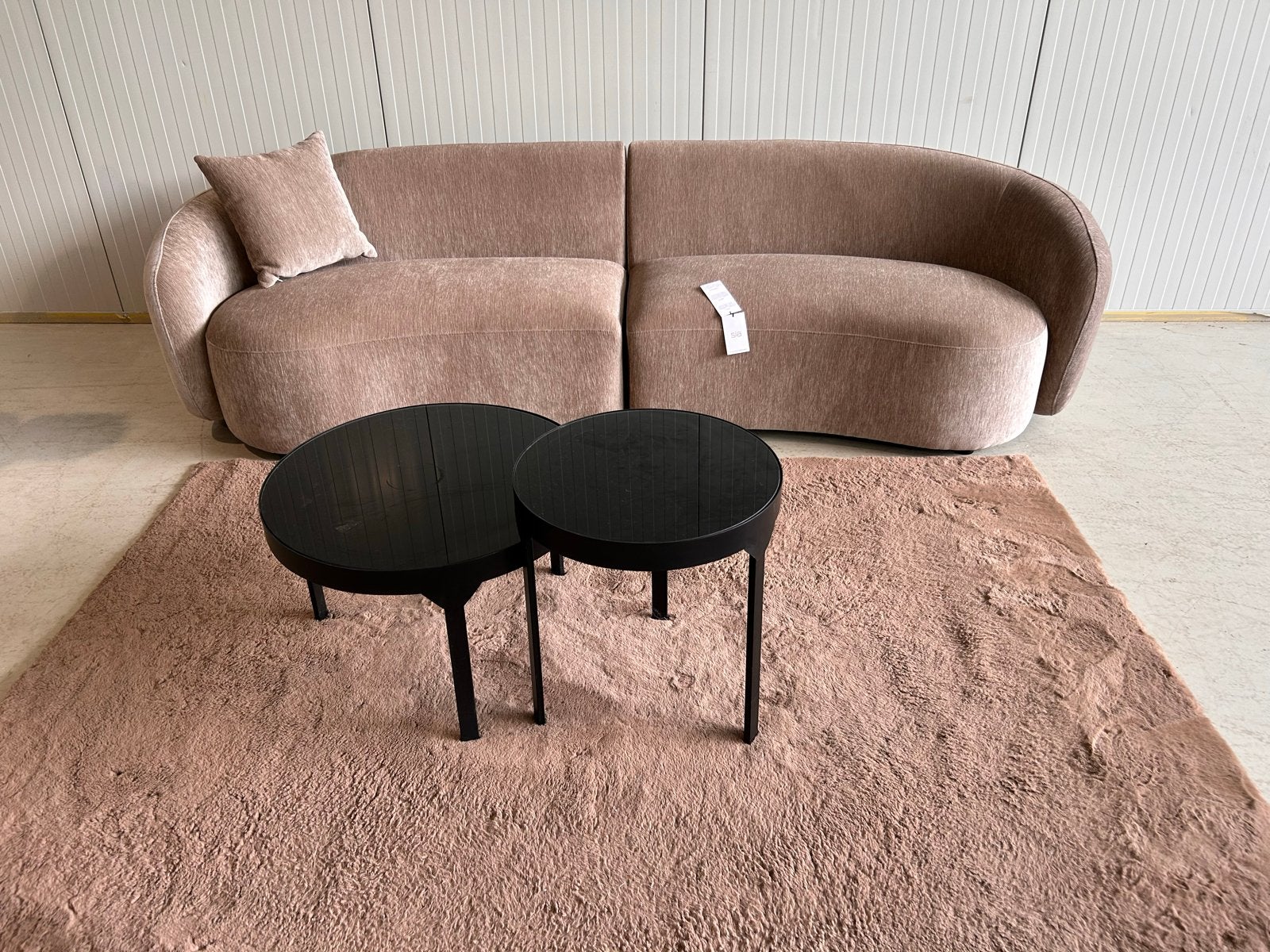 Nieuwe Céline designbank SIA Home - Luxe taupe/beige, Huis en Inrichting, Ophalen, 250 tot 300 cm, ., Minder dan 75 cm