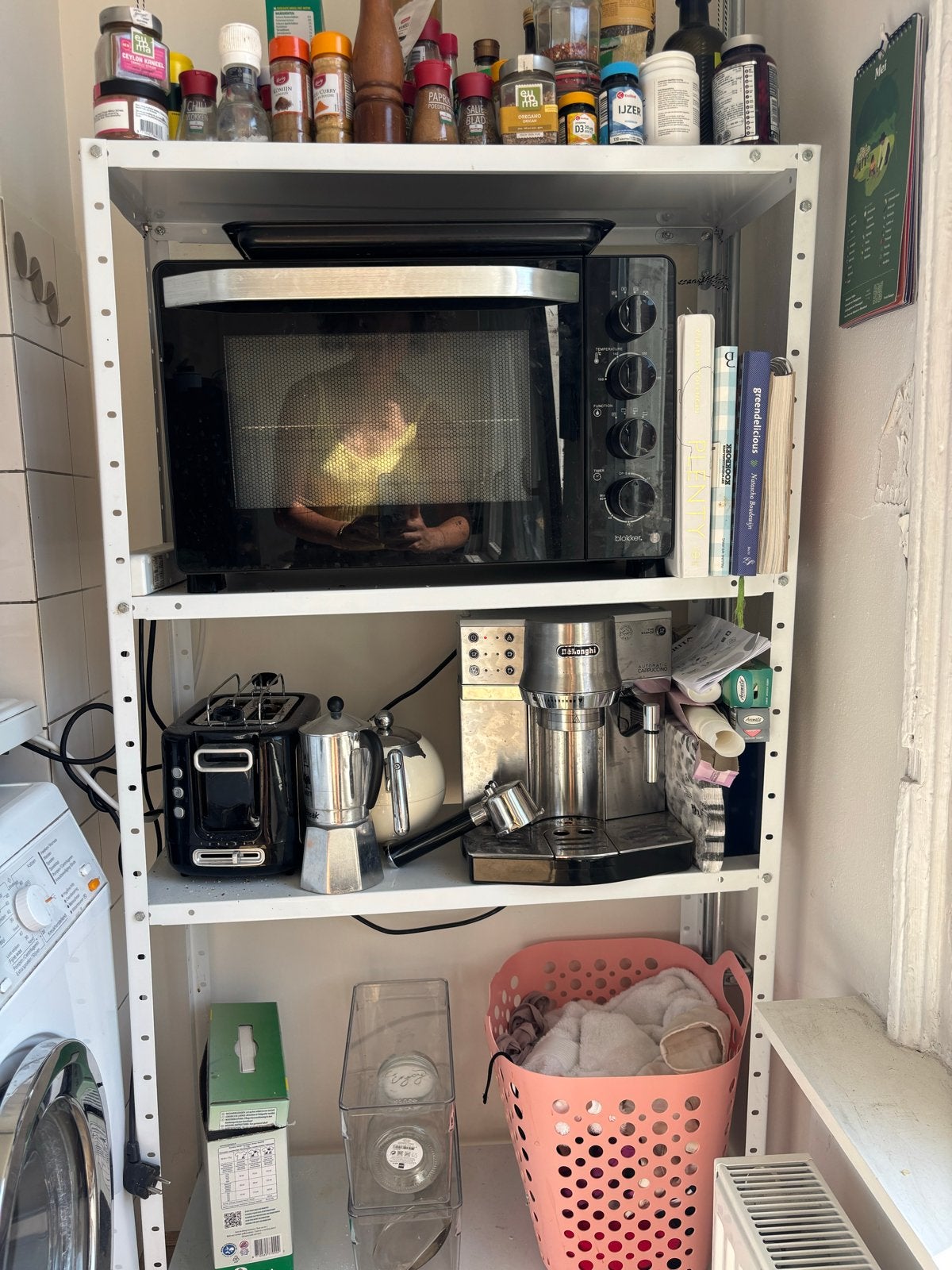 Compacte Blokker Mini-oven met Grillfunctie, Ophalen, Minder dan 45 cm, Gebruikt, Blokker
