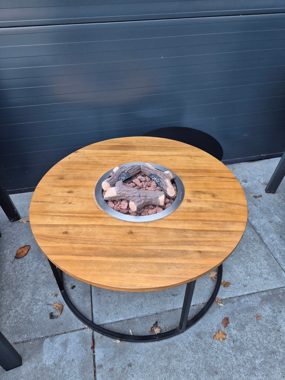 Sparkly Fire ronde Vuurtafel met gasfles, Ophalen of Verzenden, Gebruikt, Vuurkorf