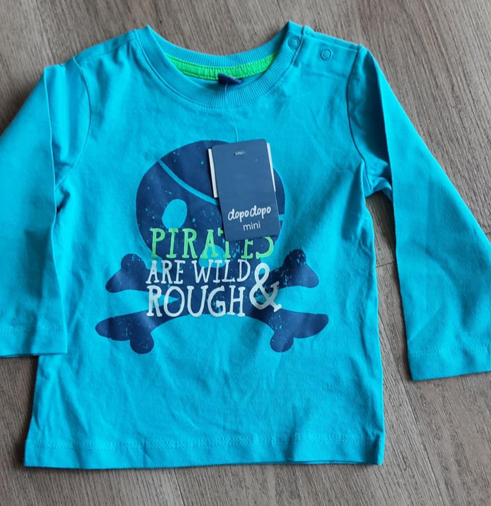 Dopodopo Mini Longsleeve Shirt Piraat - Nieuw, Ophalen of Verzenden, Nieuw, Dopodopo mini, Jongetje