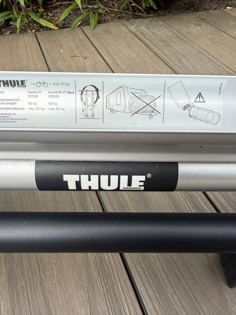 Thule Superb SV caravan fietsendrager voor 2 fietsen, Ophalen, Zo goed als nieuw