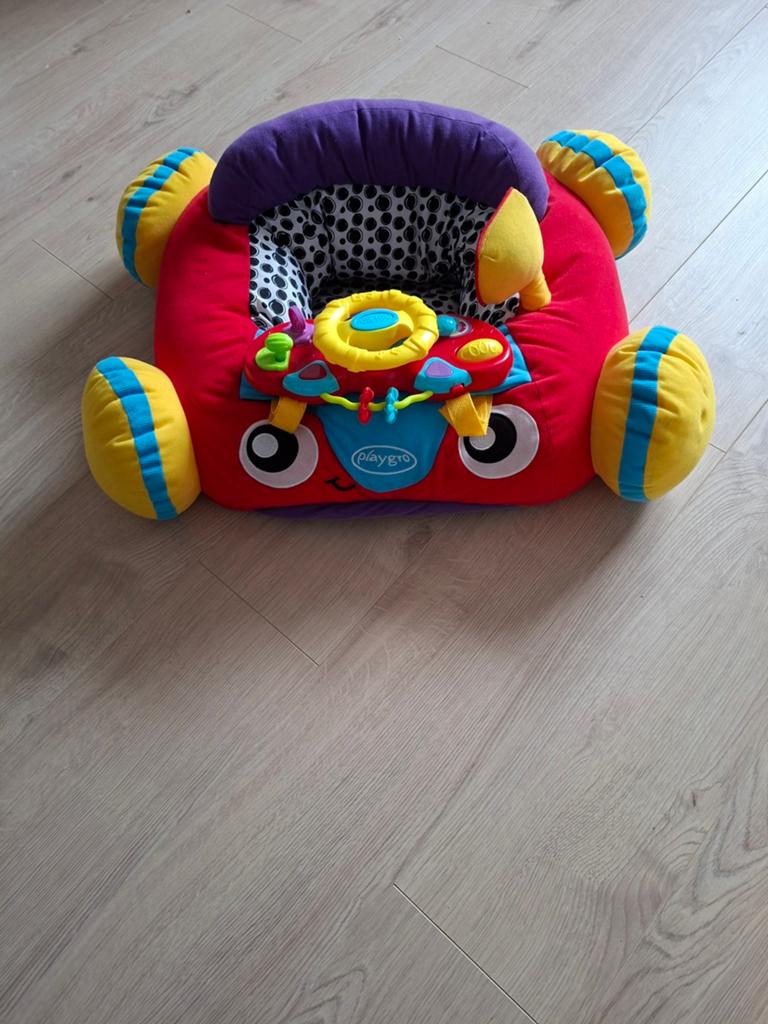 Playgro muzikale auto zitkussen, Ophalen, Zo goed als nieuw, Auto