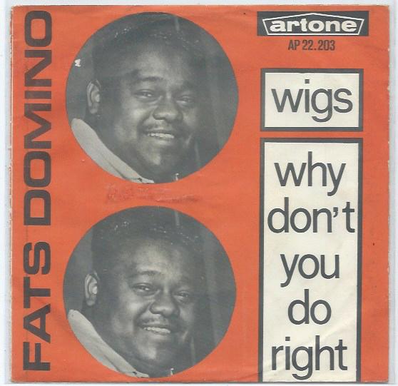Fats Domino- Wigs/ Why don't you do right, Gebruikt, Verzenden, 7 inch, Fotohoes