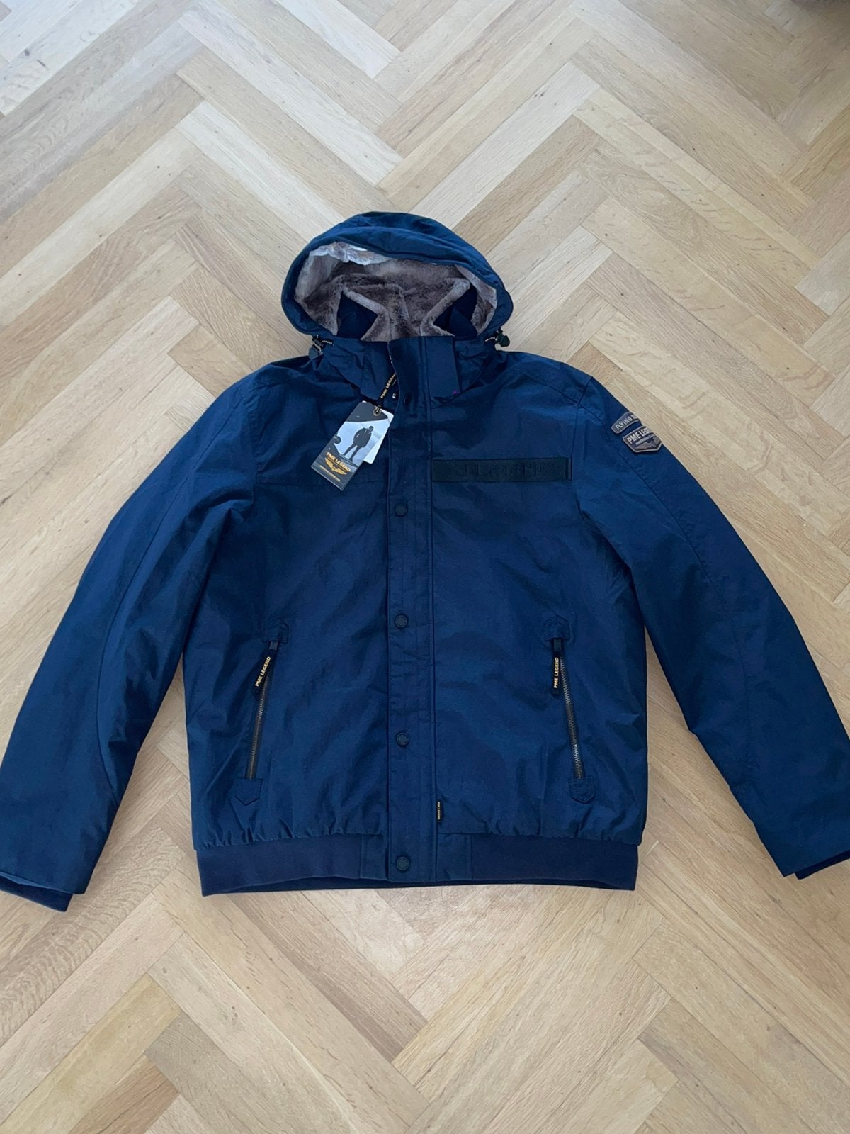 PME Legend Ice Striper Winterjas Heren Donkerblauw XXXL, Ophalen of Verzenden, Nieuw, Overige maten, Blauw