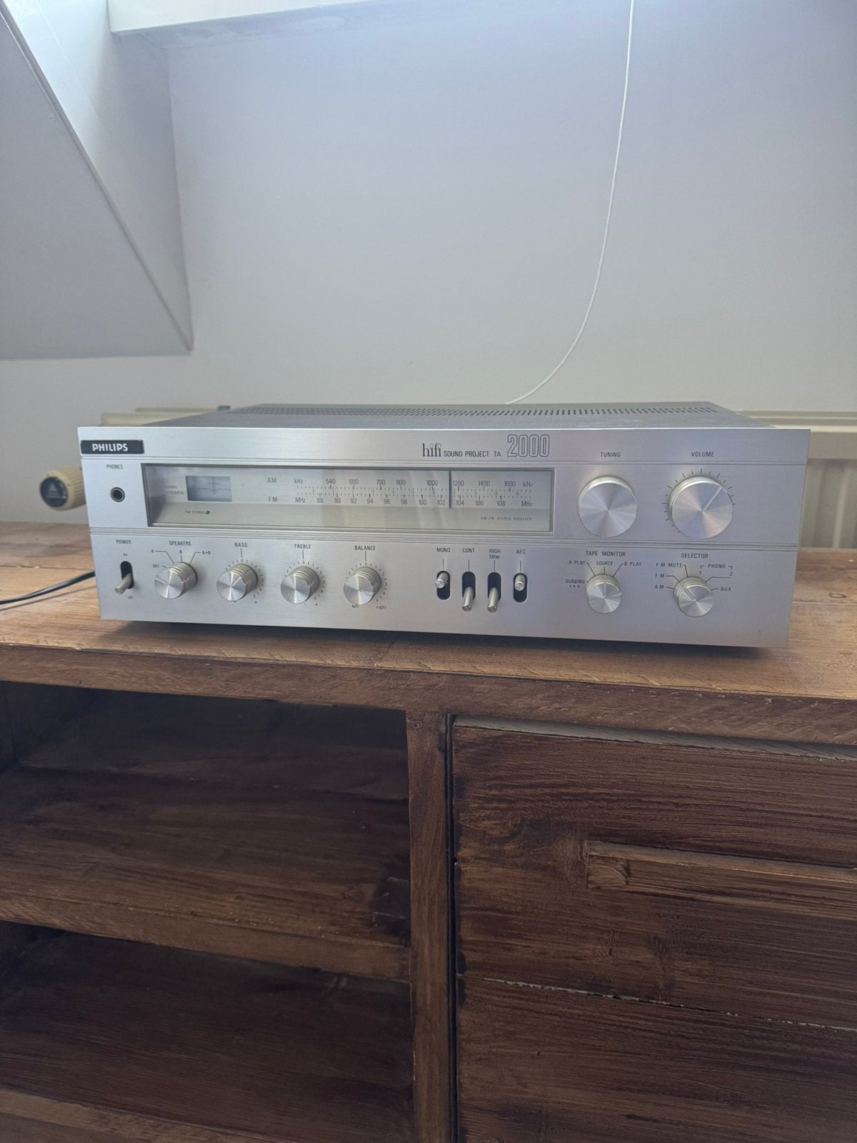 Philips HiFi Sound Project TA-2000 receiver versterker, Zo goed als nieuw, Ophalen, Overige merken, Minder dan 60 watt