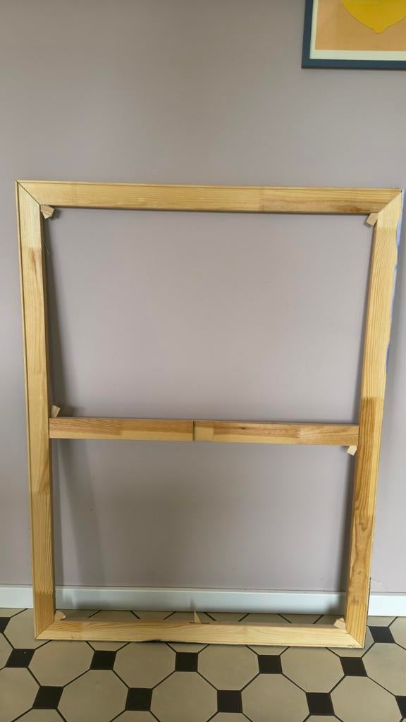 Houten frame voor doek 90 x 120 cm, Ophalen, Hout, 100 tot 125 cm, 75 cm of meer