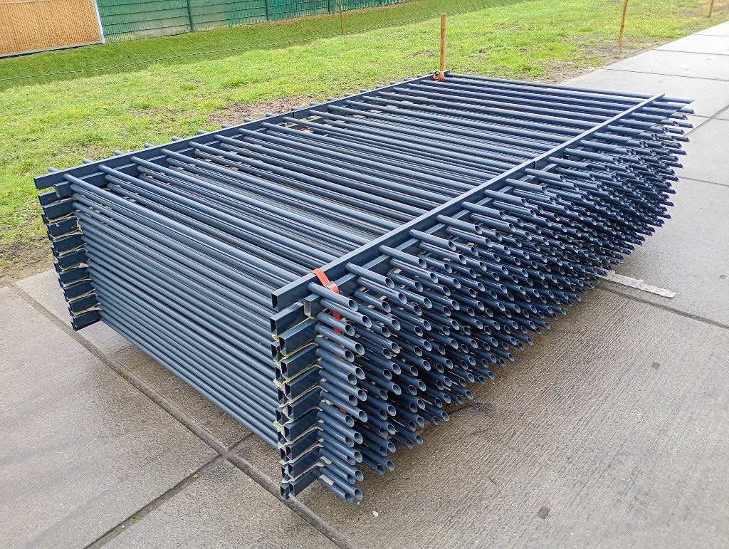 55 Meter Nieuw Spijlenhekwerk 180cm Hoog Antraciet, Ophalen, Nieuw, IJzer, Spijlenhekwerk