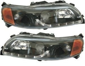 Volvo koplamp + hoek / zij lamp zwart Links en rechts set S6, Auto-onderdelen, Ophalen of Verzenden, Nieuw, Volvo