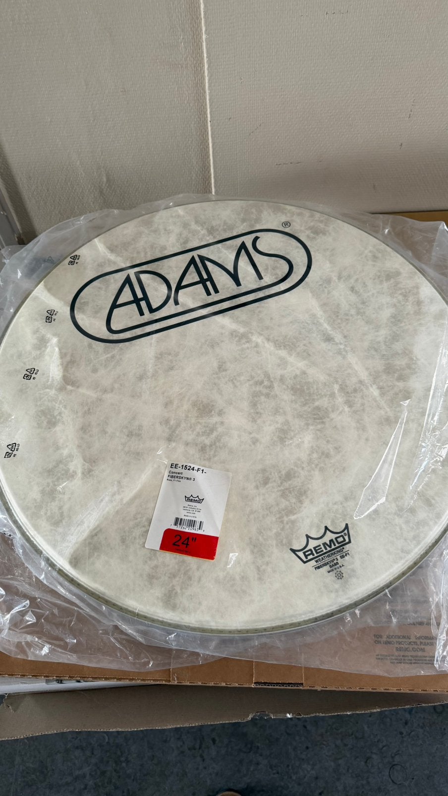 Adams en remo concert fyberskyn bass drum  EE-1524-F1, Ophalen, Nieuw, Overige merken