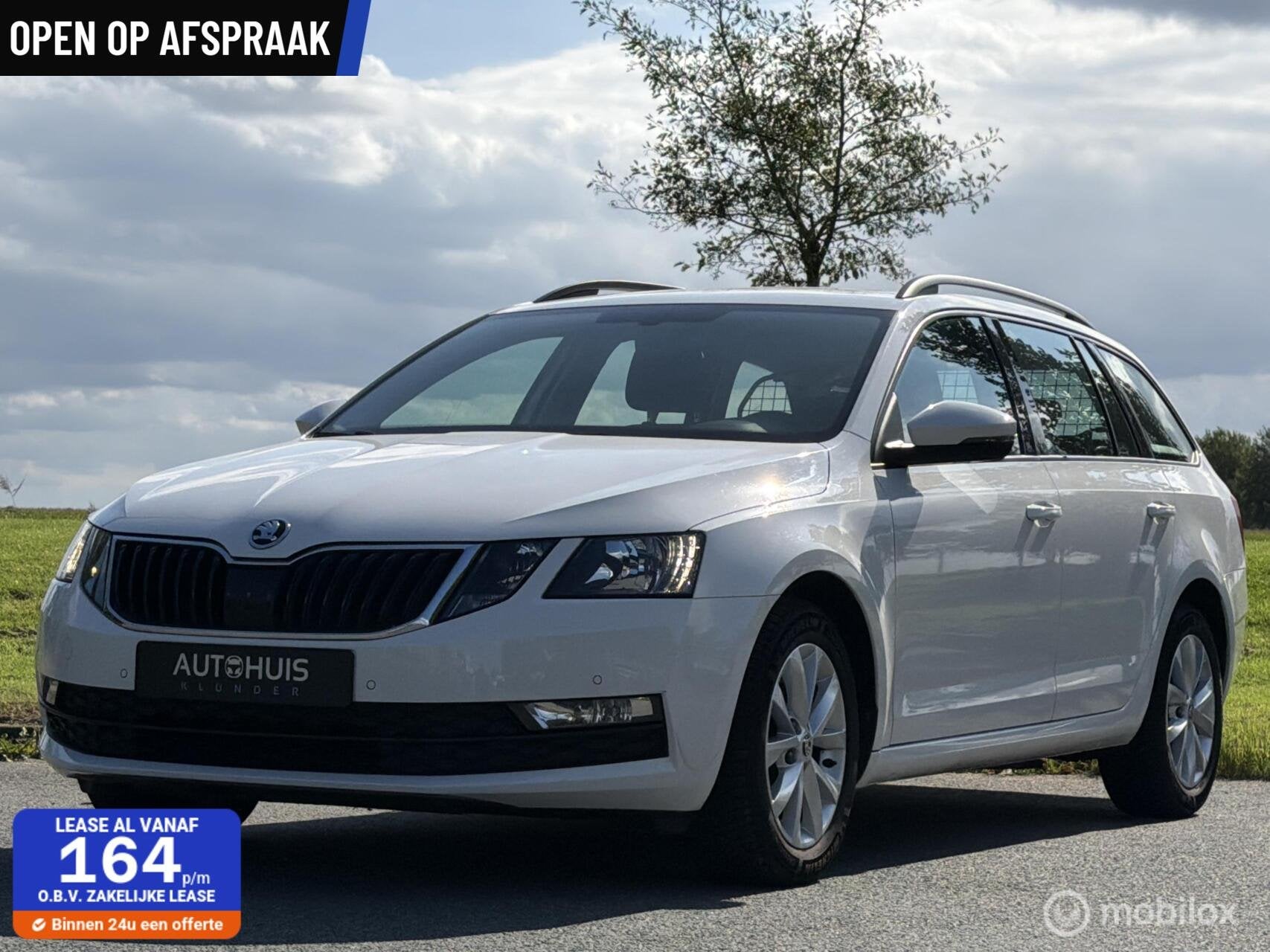 Skoda Octavia Combi 1.0 TSI Greentech Ambition Business, Gebruikt, Euro 6, 116 pk, Wit