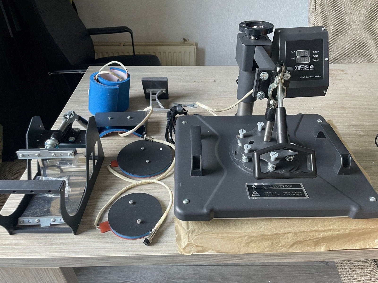 Camlo 5 in 1 Heatpress Machine, Ophalen, Overige thema's, Nieuw, Overige materialen
