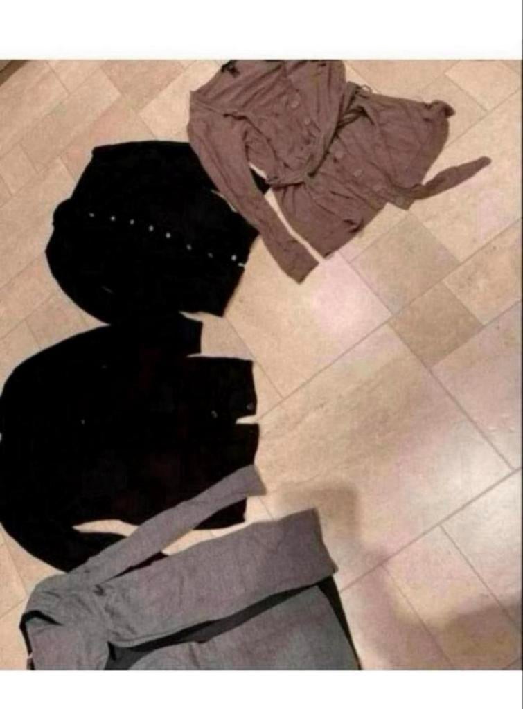 Pakket vesten maat M/L H&M Studio Bonprix Silvain Heach, Ophalen of Verzenden, Gedragen, Maat 38/40 (M), Zwart