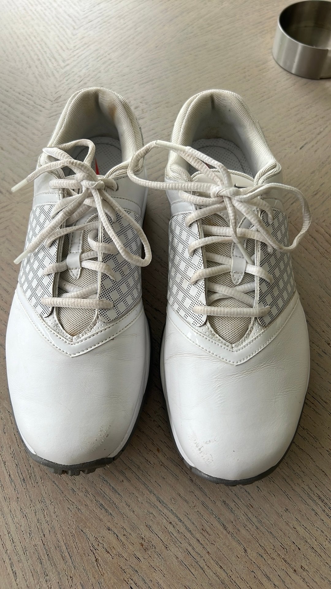 Nike air soft spike golf schoen dames wit maat 39, Sport en Fitness, Golf, Ophalen of Verzenden, Zo goed als nieuw, Schoenen