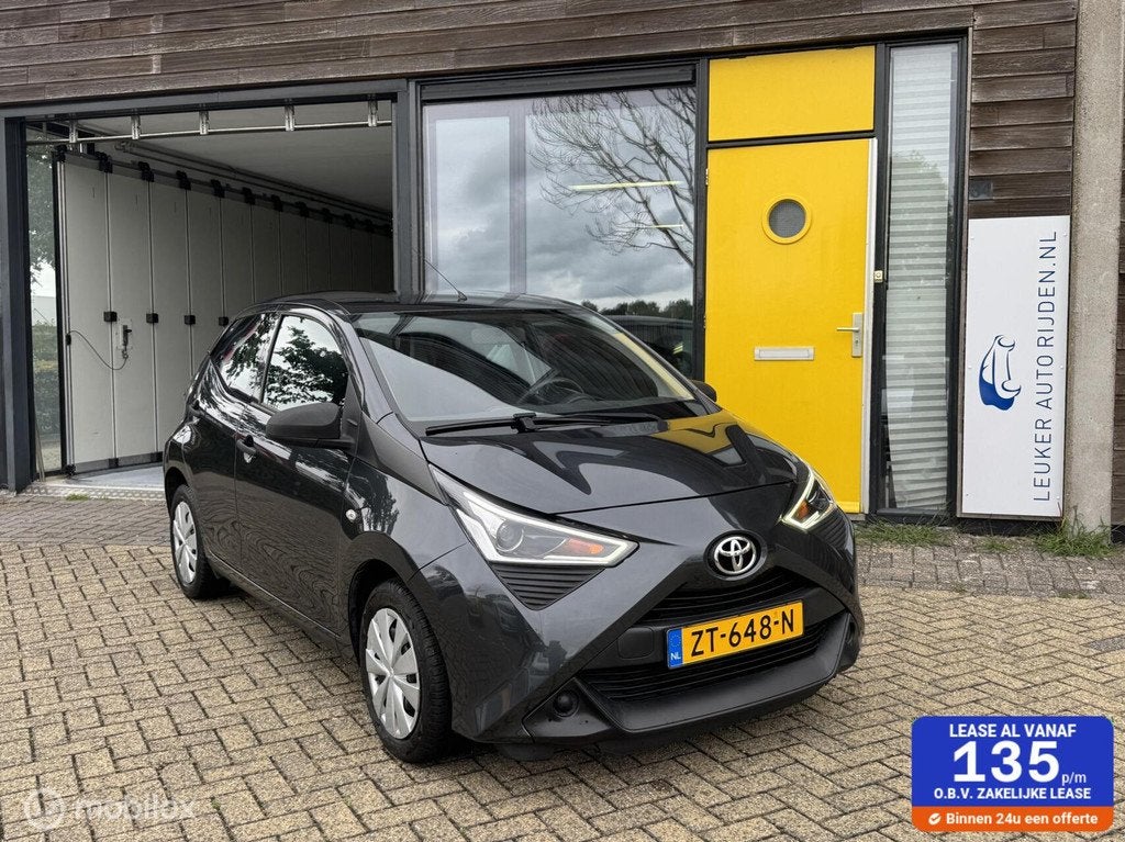 TOYOTA AYGO 1.0 VVT-i X FUN METALLIC 6MND GARANTIE BEURT, Auto's, Toyota, Bedrijf, Te koop, Aygo, ABS, Airbags, Airconditioning