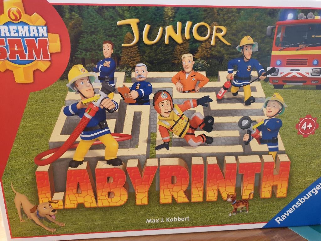 Brandweerman Sam Labyrinth, Drie of vier spelers, Ophalen of Verzenden, Gebruikt, Ravensburger