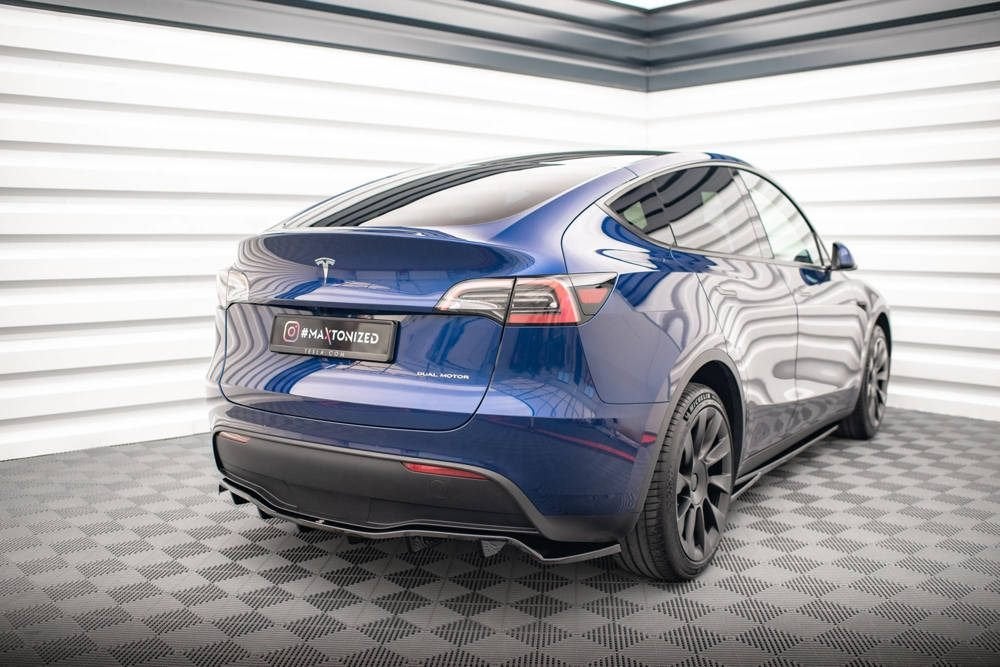Voorlip sideskirt achterlip diffuser - Tesla Model Y 20-25, Ophalen of Verzenden