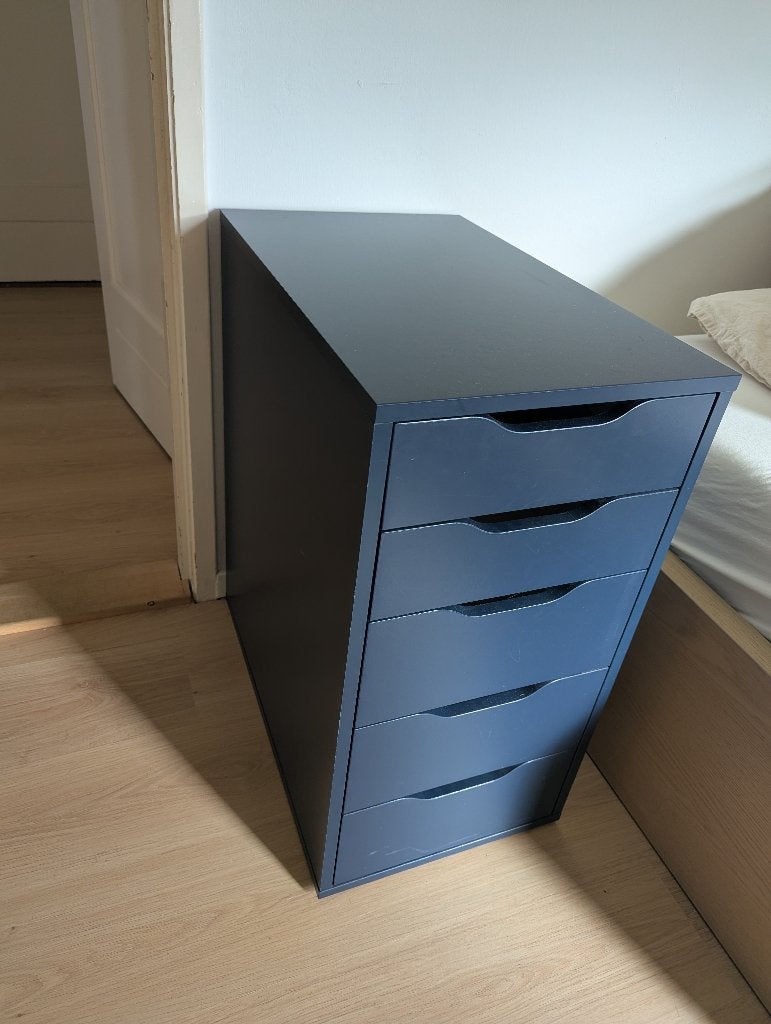 Ikea ladekast Alex, Ophalen, Minder dan 50 cm, 5 laden of meer, Zo goed als nieuw
