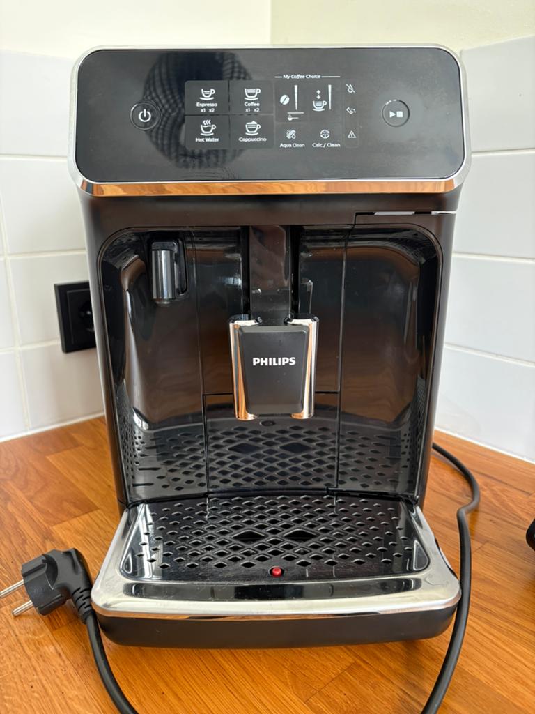 Philips latte go, Ophalen, Koffiemachine