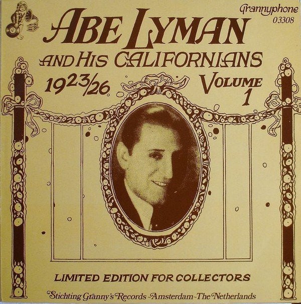 Abe Lyman And His Californians Volume 1 (1923-26) lp, LP, Gebruikt, Ophalen of Verzenden, 12 inch