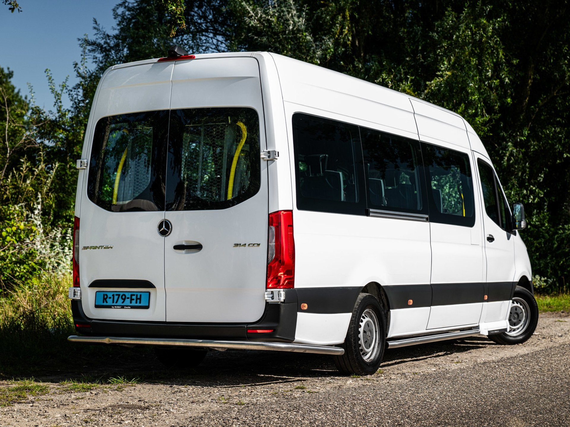 Mercedes-Benz Sprinter 2.2 CDi L4 143pk AUT. 9-Pers ROLSTOEL, Auto's, Gebruikt, 2000 kg, Leder en Stof, Wit